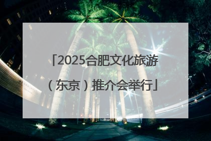 2025合肥文化旅游（东京）推介会举行